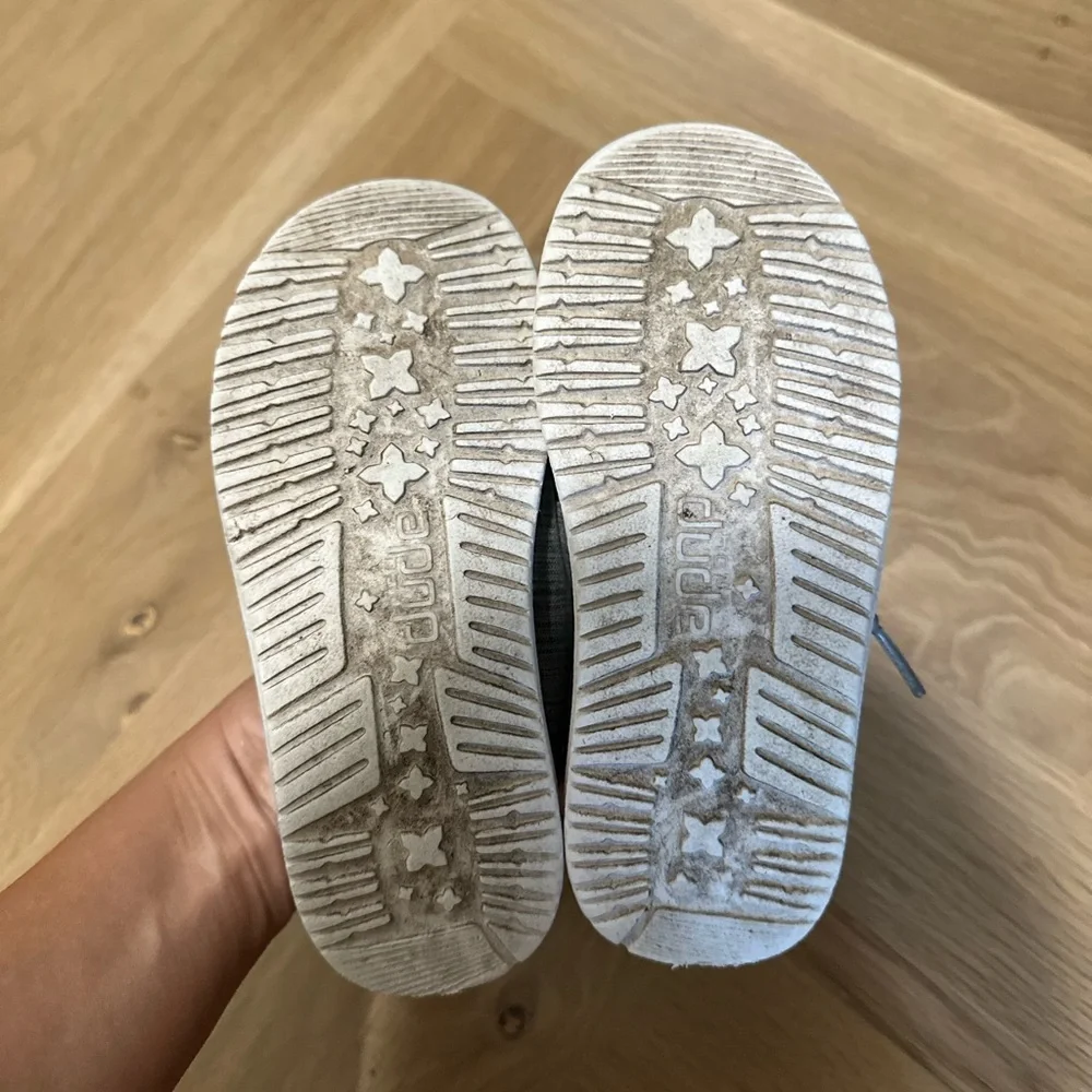 Hey Dude Kids Gray Slip-On Shoes